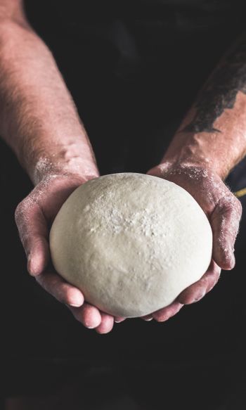 dough, hands, chef Wallpaper 1200x2000
