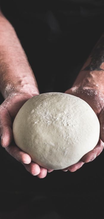 dough, hands, chef Wallpaper 720x1520