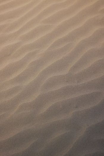 Обои 640x960 песок, рябь, светлый