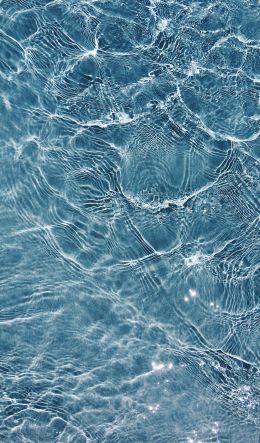water, ripple, blue Wallpaper 600x1024