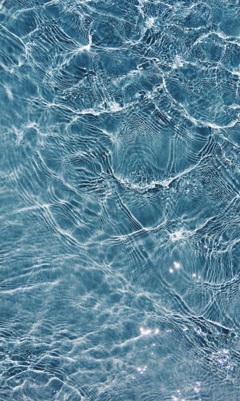 water, ripple, blue Wallpaper 1200x2000