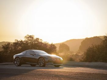 Lexus LC 500, sunset Wallpaper 1024x768