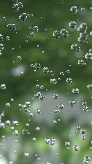 drops, water, air Wallpaper 640x1136
