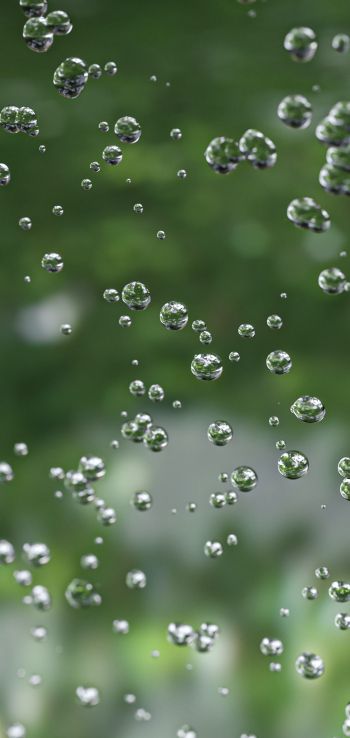 drops, water, air Wallpaper 720x1520