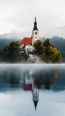 Lake Bled, Bled, Slovenia Wallpaper 720x1280
