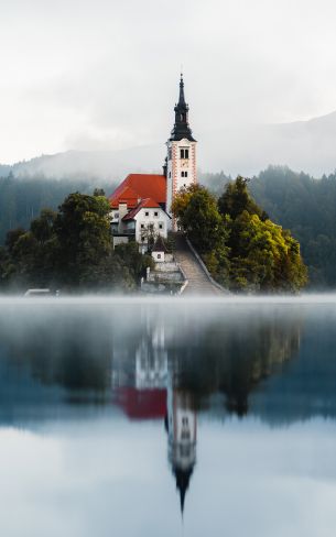 Lake Bled, Bled, Slovenia Wallpaper 1600x2560