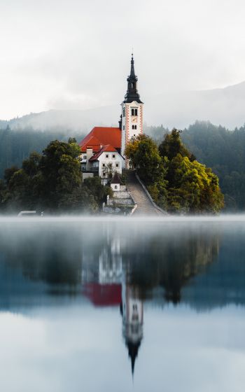 Lake Bled, Bled, Slovenia Wallpaper 800x1280