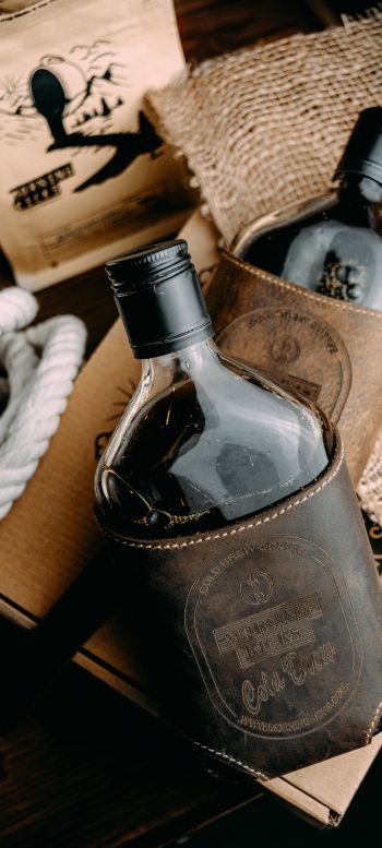 bottle, alcohol, drink Wallpaper 720x1600
