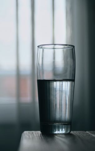 glass of water, window Wallpaper 1752x2800