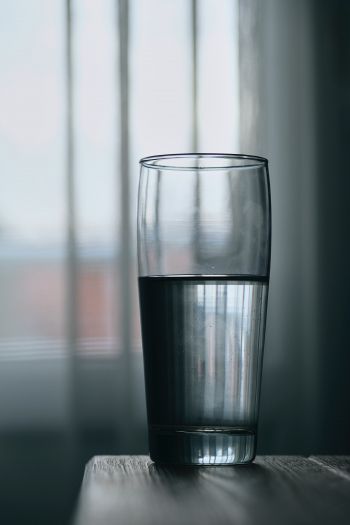 glass of water, window Wallpaper 640x960