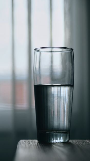 glass of water, window Wallpaper 750x1334