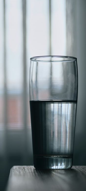 glass of water, window Wallpaper 720x1600