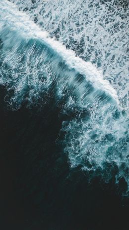 sea waves, foam Wallpaper 640x1136