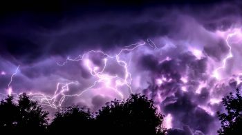 thunderstorm, lightning, night Wallpaper 2560x1440