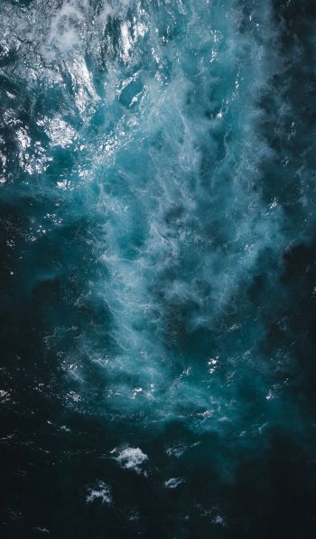 water, sea, dark Wallpaper 600x1024