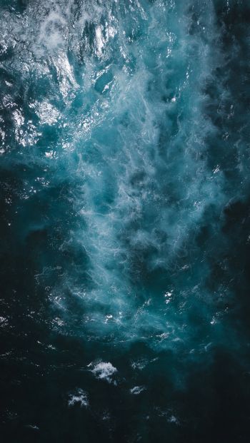 water, sea, dark Wallpaper 640x1136
