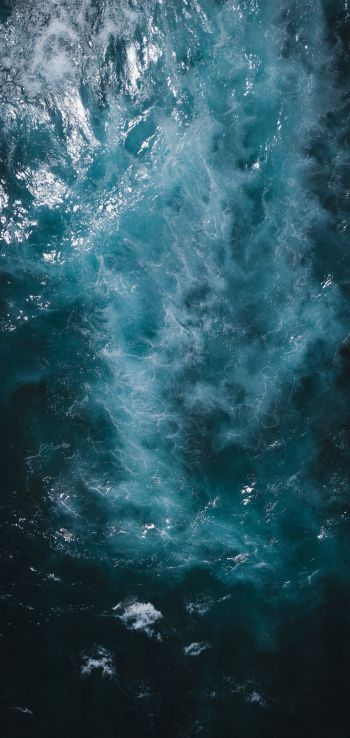 water, sea, dark Wallpaper 720x1520