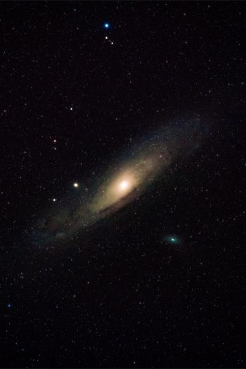 Обои 640x960 галактика, звезды, пространство