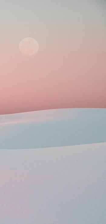 White Sands National Monument, Socorro Wallpaper 1080x2280