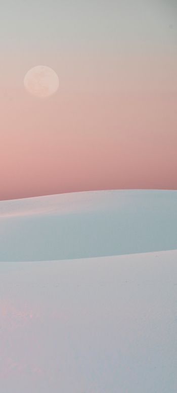White Sands National Monument, Socorro Wallpaper 1440x3200
