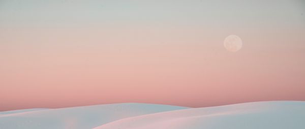 White Sands National Monument, Socorro Wallpaper 2560x1080
