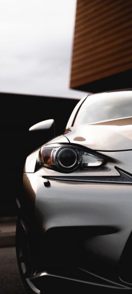 Lexus IS 250, headlight Wallpaper 1080x2400