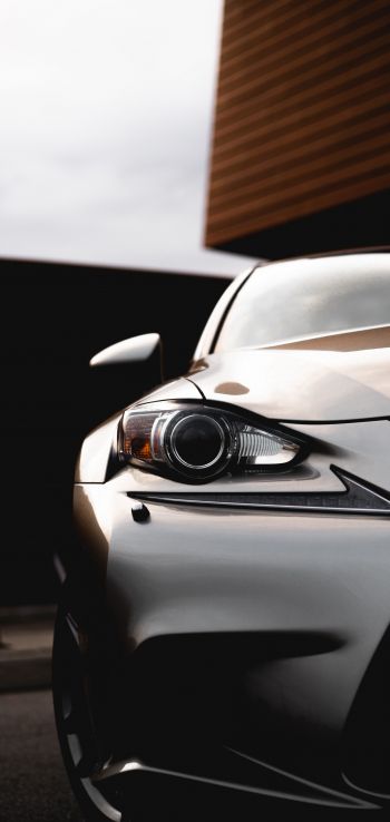 Lexus IS 250, headlight Wallpaper 1080x2280