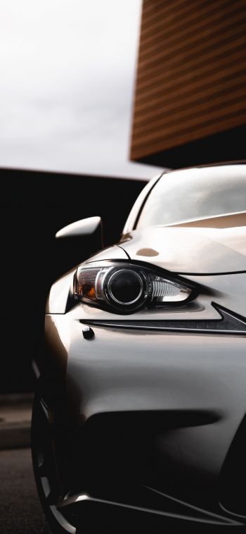 Lexus IS 250, headlight Wallpaper 1080x2340