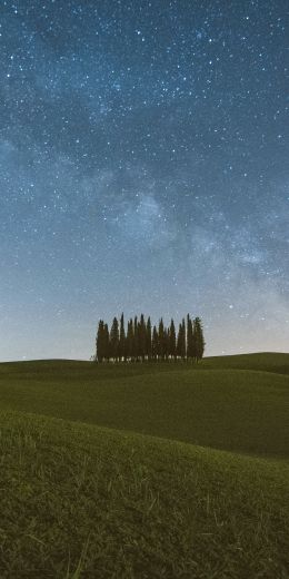 Tuscany, Italy, night Wallpaper 720x1440