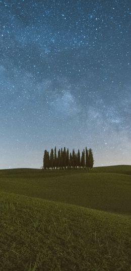 Tuscany, Italy, night Wallpaper 1080x2220