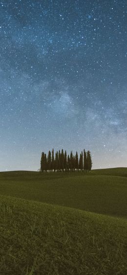 Tuscany, Italy, night Wallpaper 1170x2532