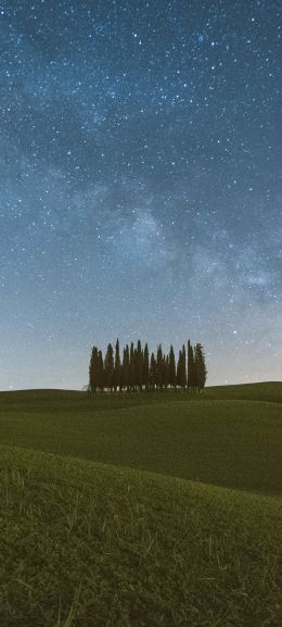 Tuscany, Italy, night Wallpaper 1080x2400