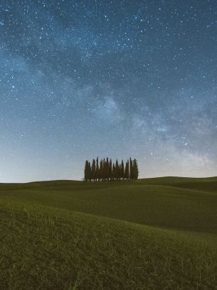 Tuscany, Italy, night Wallpaper 1620x2160