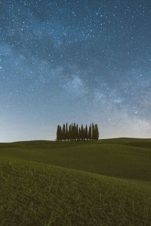 Tuscany, Italy, night Wallpaper 640x960