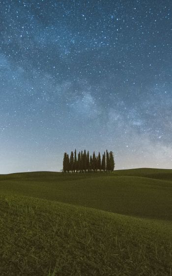 Tuscany, Italy, night Wallpaper 1200x1920