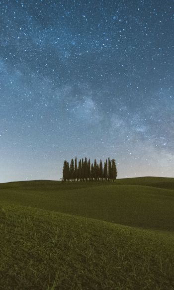 Tuscany, Italy, night Wallpaper 1200x2000