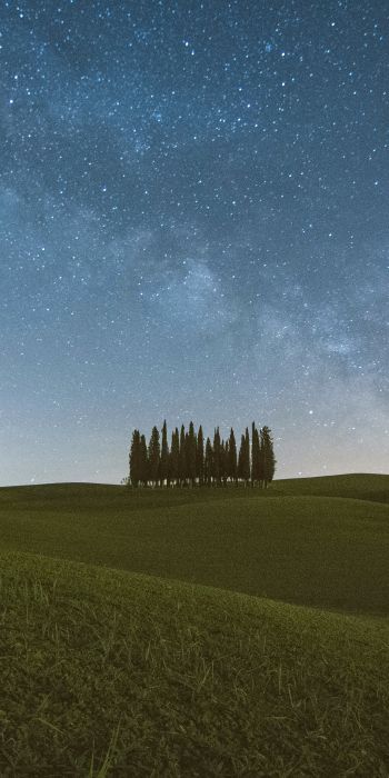 Tuscany, Italy, night Wallpaper 720x1440