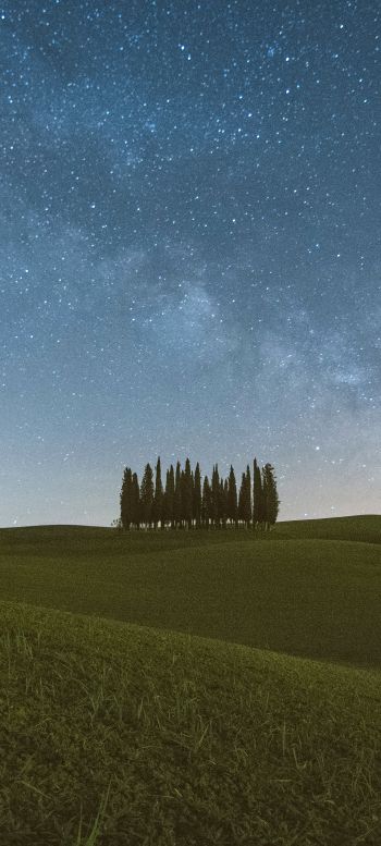 Tuscany, Italy, night Wallpaper 1440x3200
