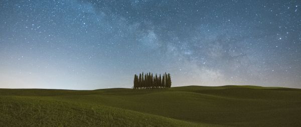Tuscany, Italy, night Wallpaper 2560x1080