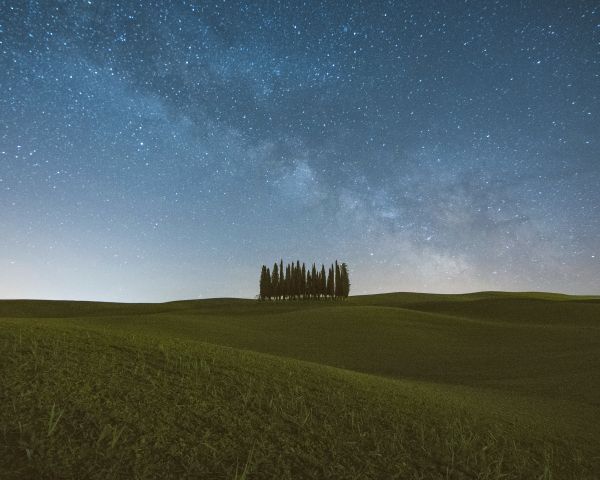 Tuscany, Italy, night Wallpaper 1280x1024