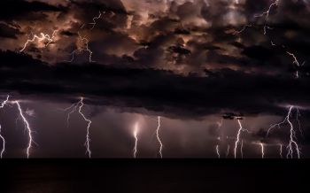 lightning, thunderstorm, night Wallpaper 1920x1200