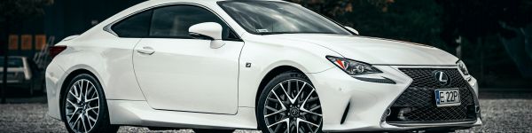 Lexus RC 350, sports car Wallpaper 1590x400