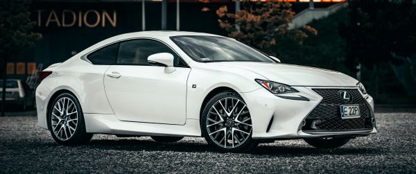 Обои 3440x1440 Lexus RC 350, спортивная машина