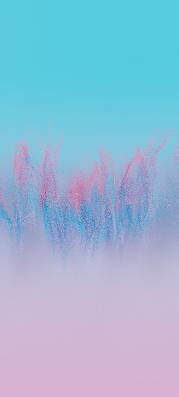 particles, 3D modeling Wallpaper 1440x3200