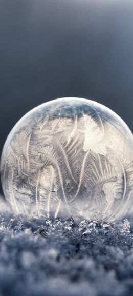 bubble, ball, frost Wallpaper 1080x2400