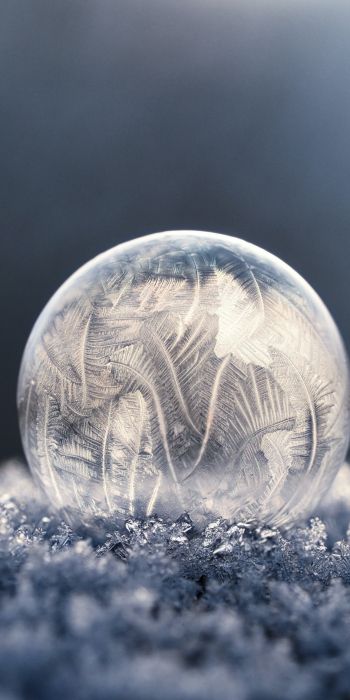 bubble, ball, frost Wallpaper 720x1440