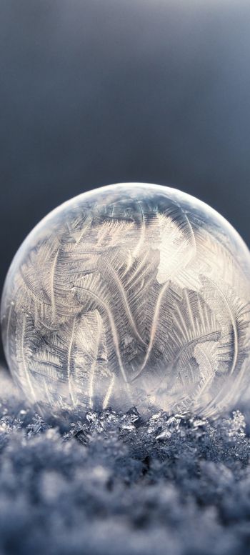 bubble, ball, frost Wallpaper 1080x2400