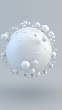 ball, light, sphere Wallpaper 750x1334