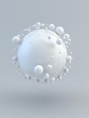 ball, light, sphere Wallpaper 1668x2224