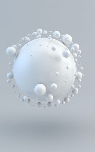 ball, light, sphere Wallpaper 1752x2800